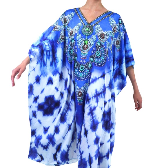 Tie Dye Kaftan-Designer Kaftan for Sale Caftans - Picture 4 of 4